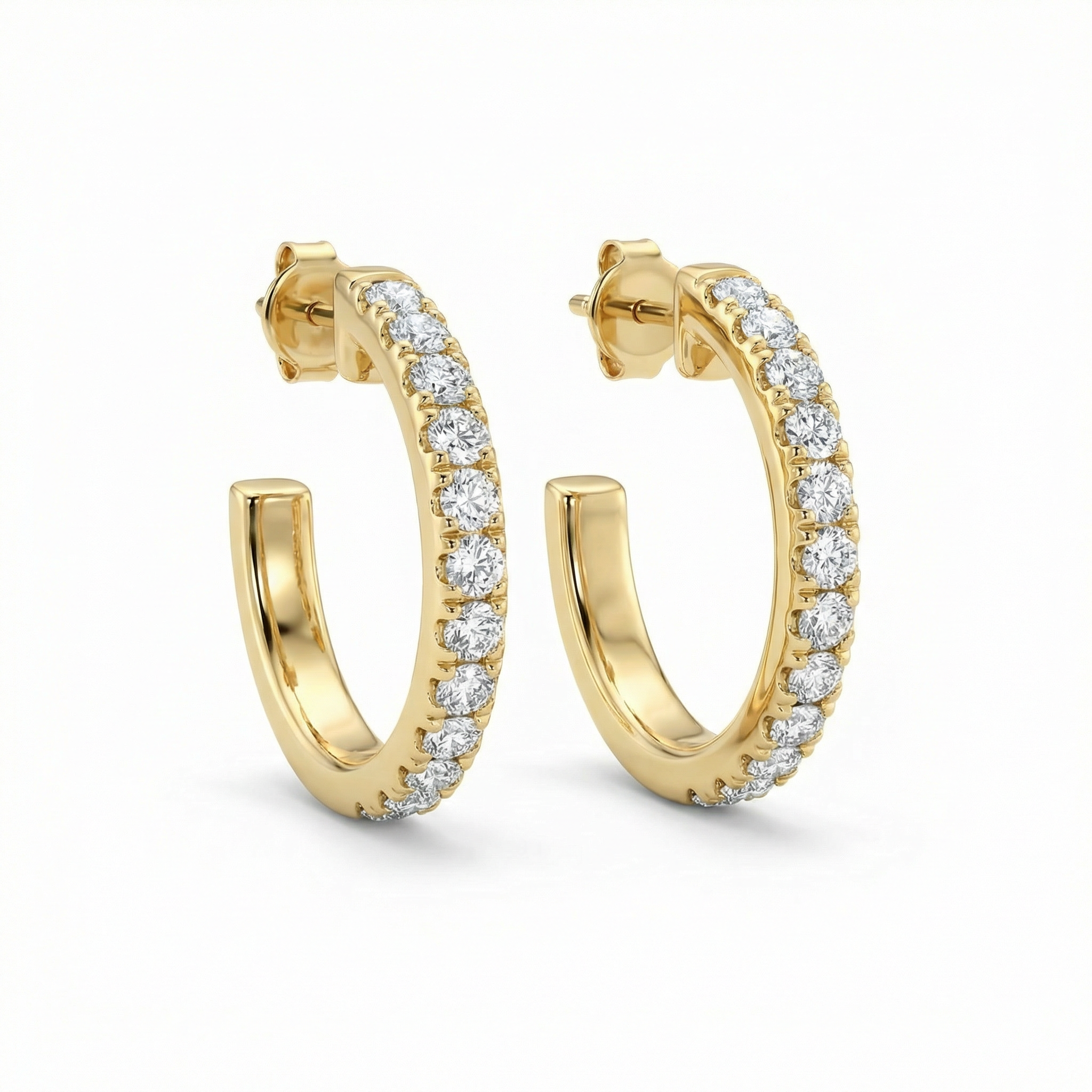 Brilliant Hoop Earings