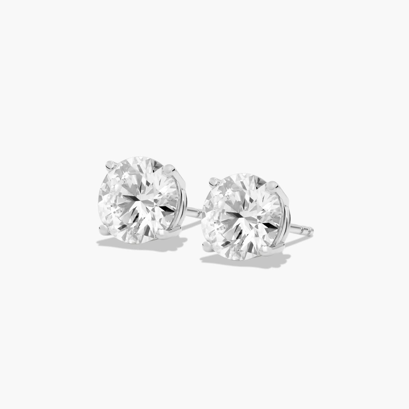 4 PRONG STUDS /3.5CT