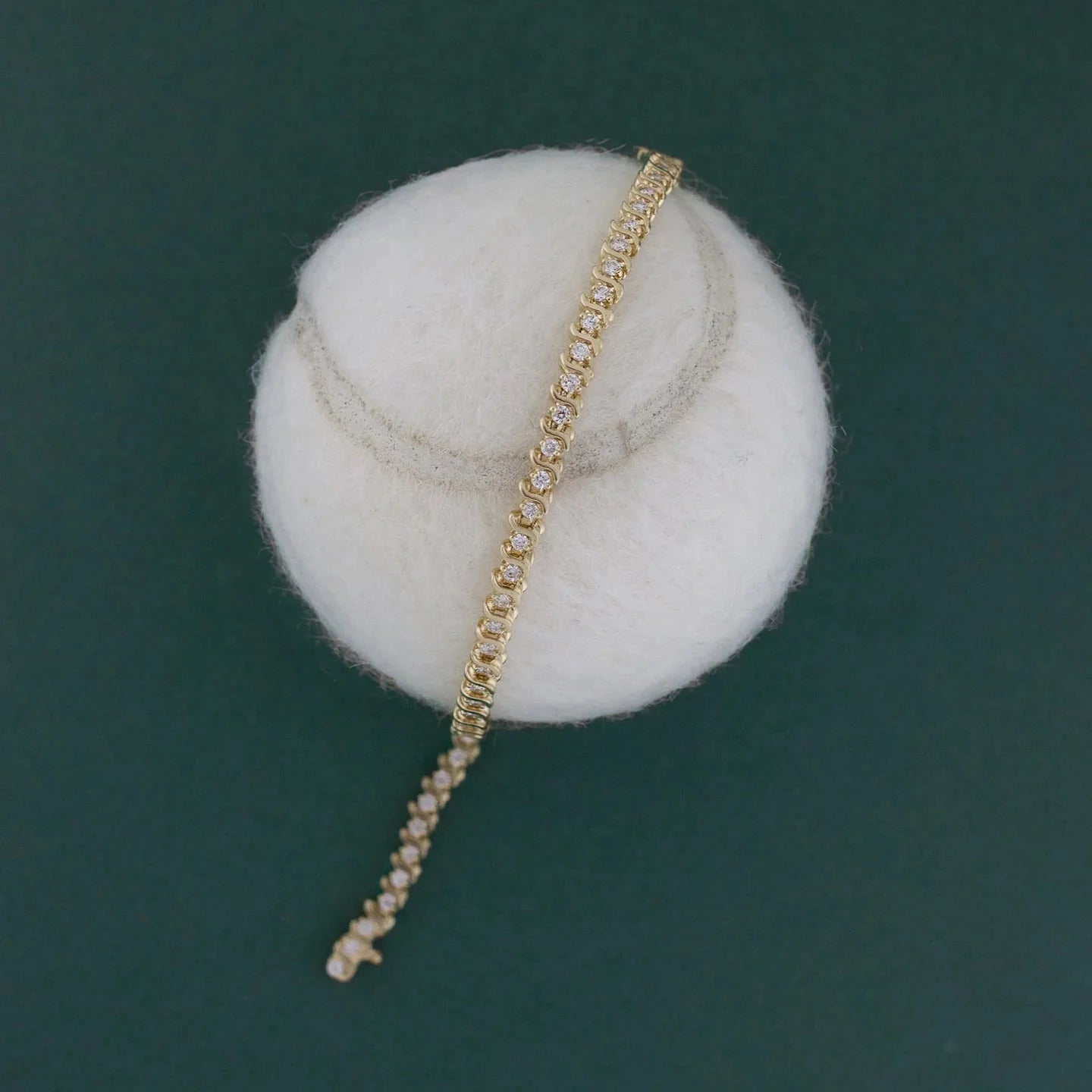 S-LINK BRILLIANT TENNIS BRACELET - GOLD