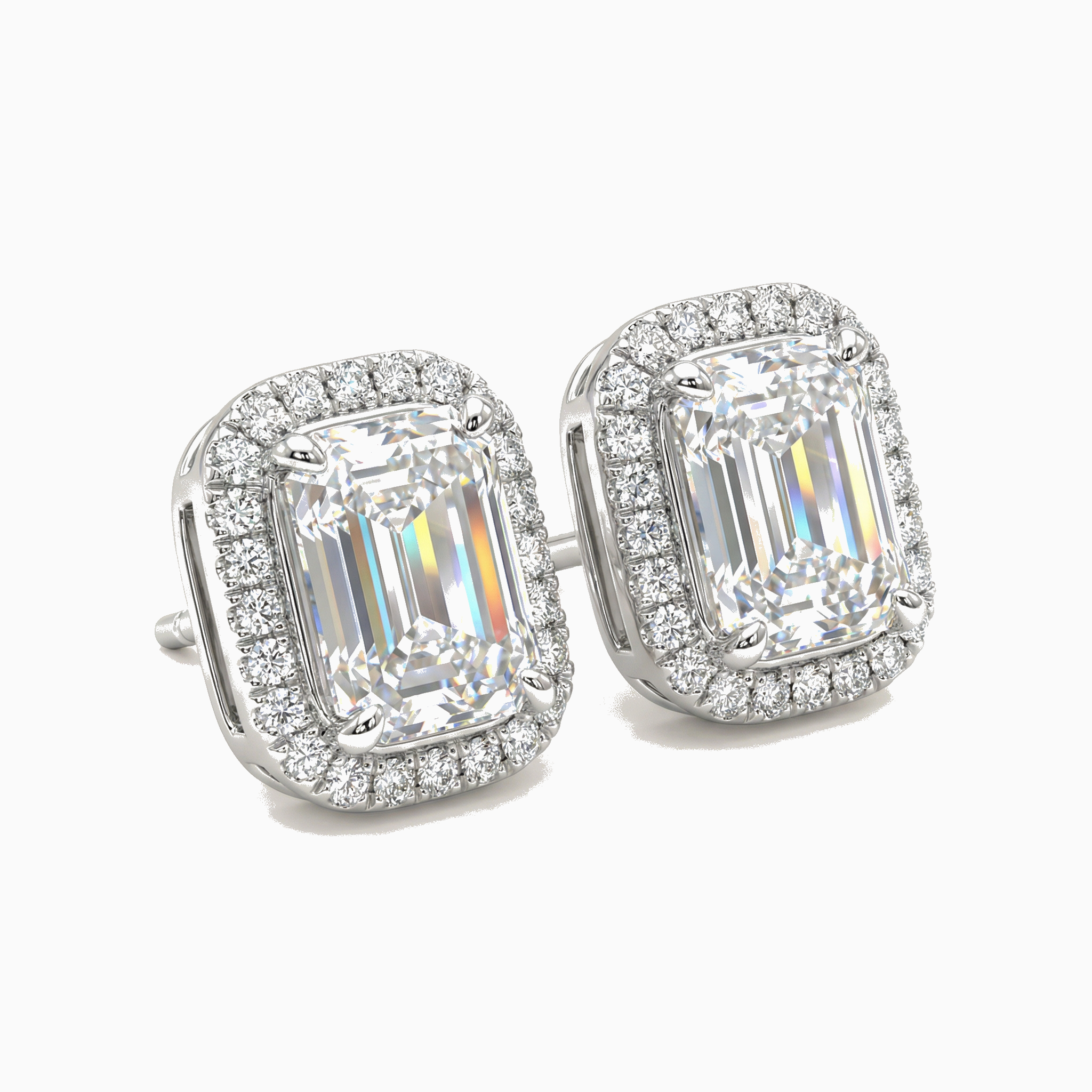 Noor Moissanite Earrings|1ct