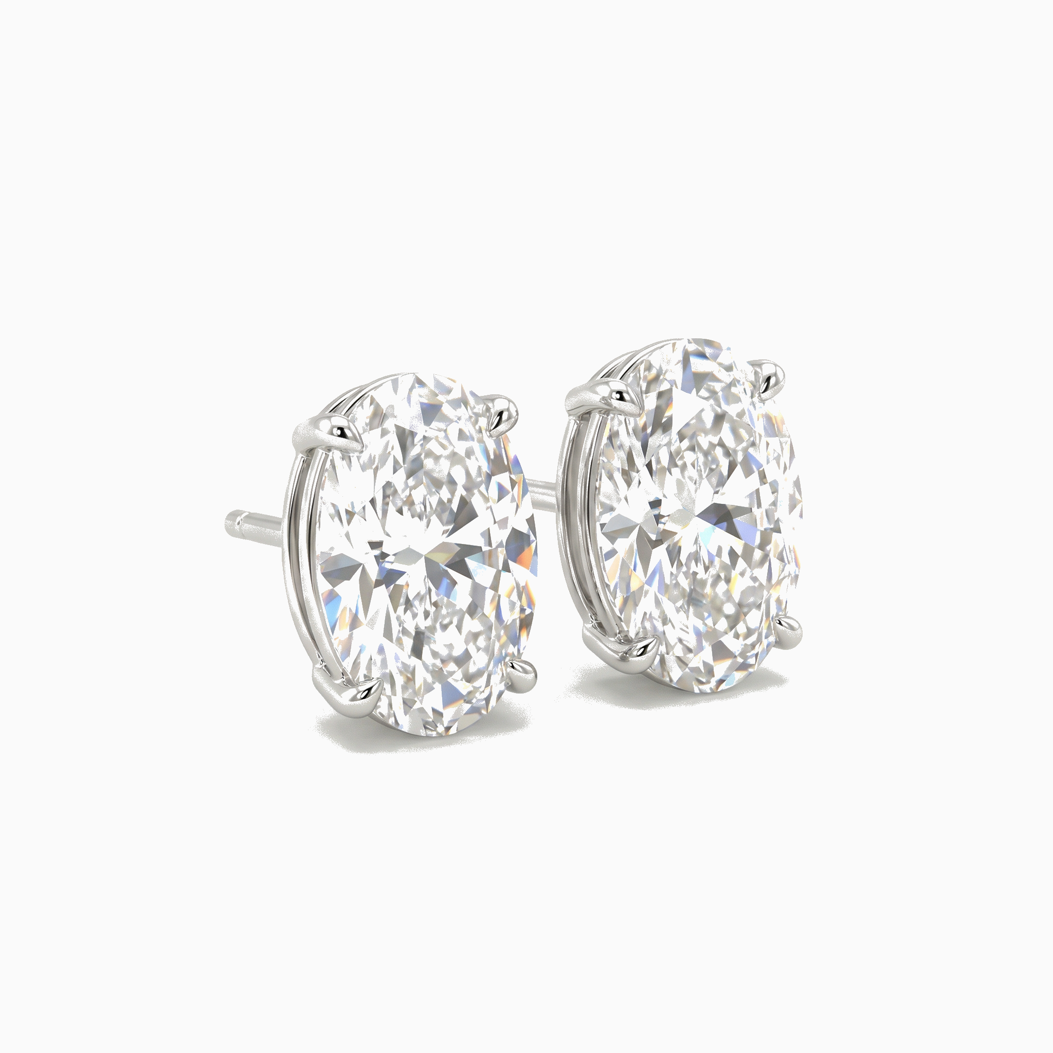 Malak Moissanite Earrings|1ct