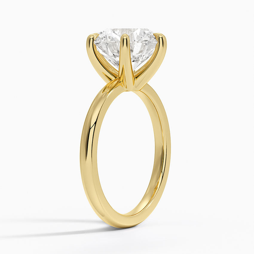 TIMELESS BRILLIANT CUT SOLITAIRE ENGAGEMENT RING
