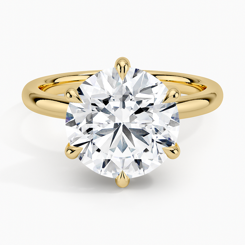TIMELESS BRILLIANT CUT SOLITAIRE ENGAGEMENT RING