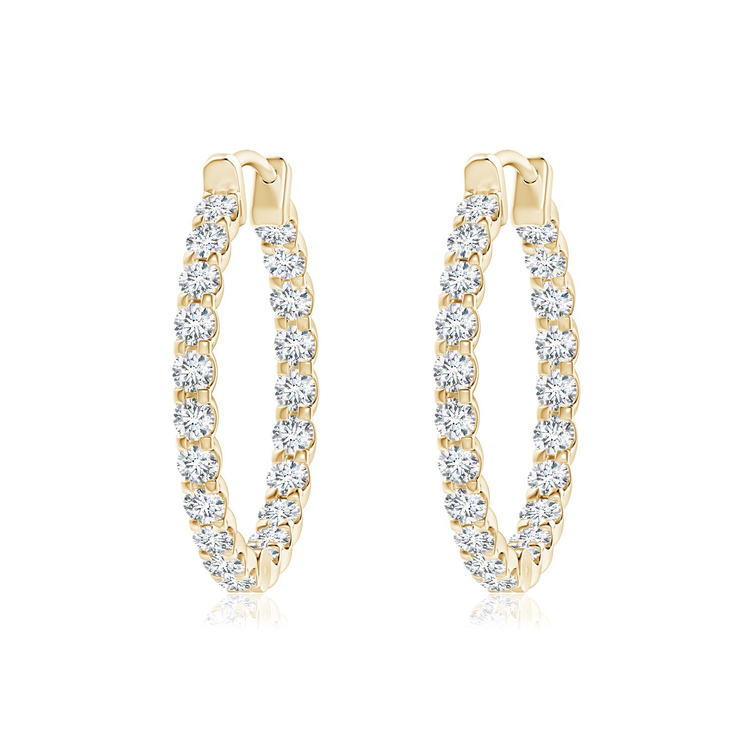 INSIDE-OUT HOOP EARRINGS