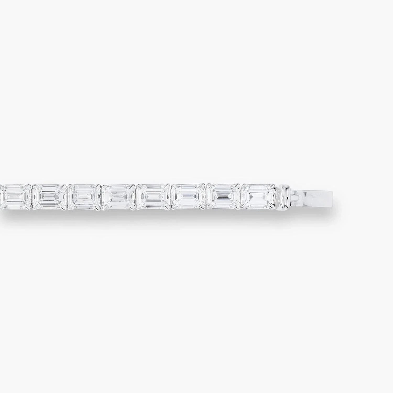 7MM EMERALD CUT TENNIS BRACELET