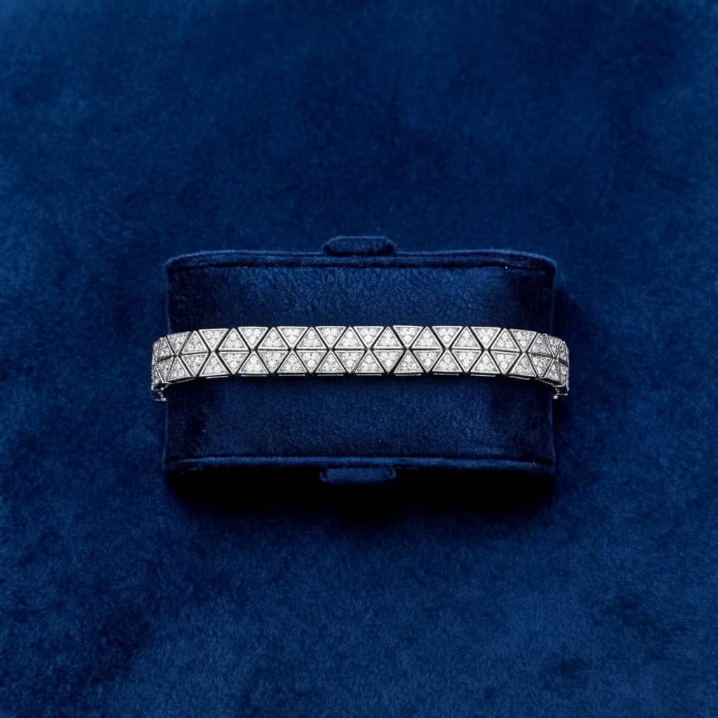 سوار تنس مويسانيتي 3 مم - لون D - VVS1