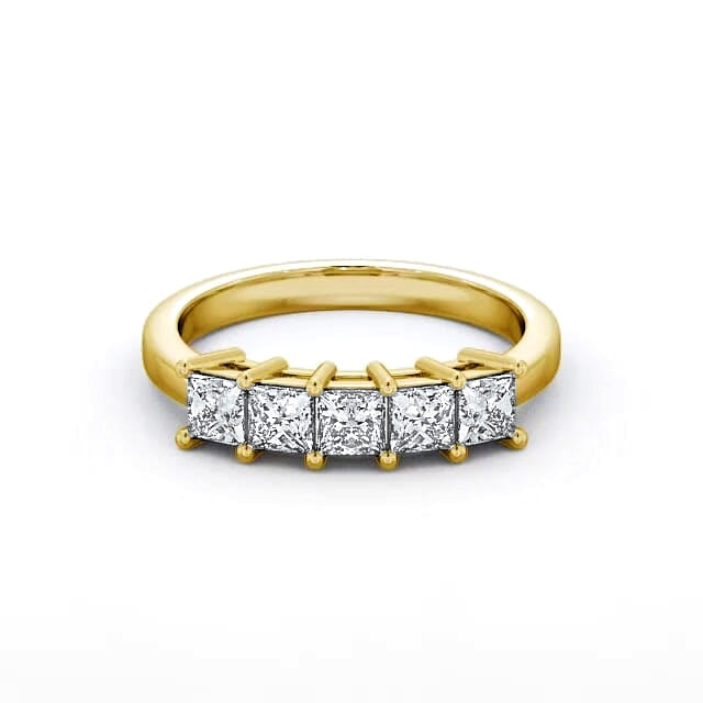 5 STONE PRINCESS TENSION SET RING