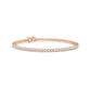 PETITE 2MM TENNIS BRACELET - ROSE GOLD