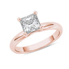 PRINCESS CUT SOLITAIRE RING