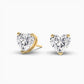 HEART SHAPE STUD EARRINGS