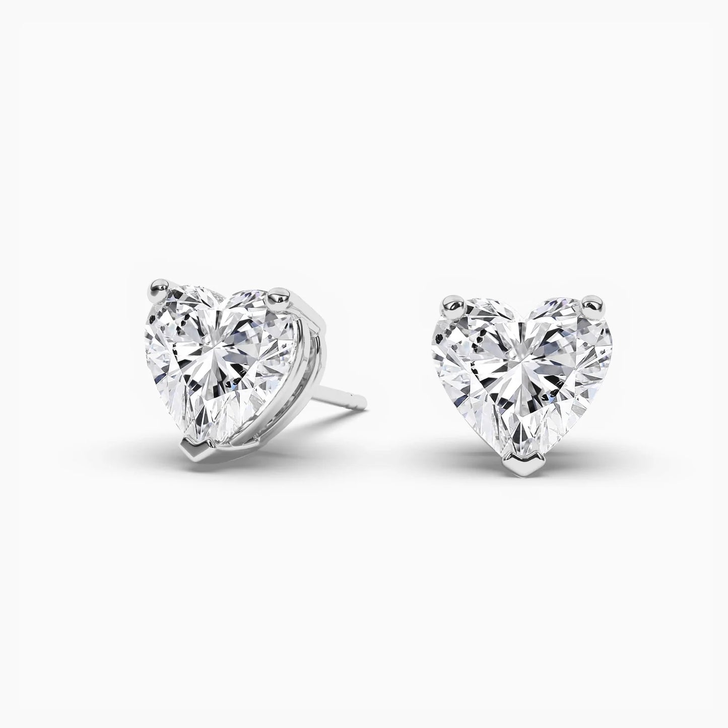 HEART SHAPE STUD EARRINGS