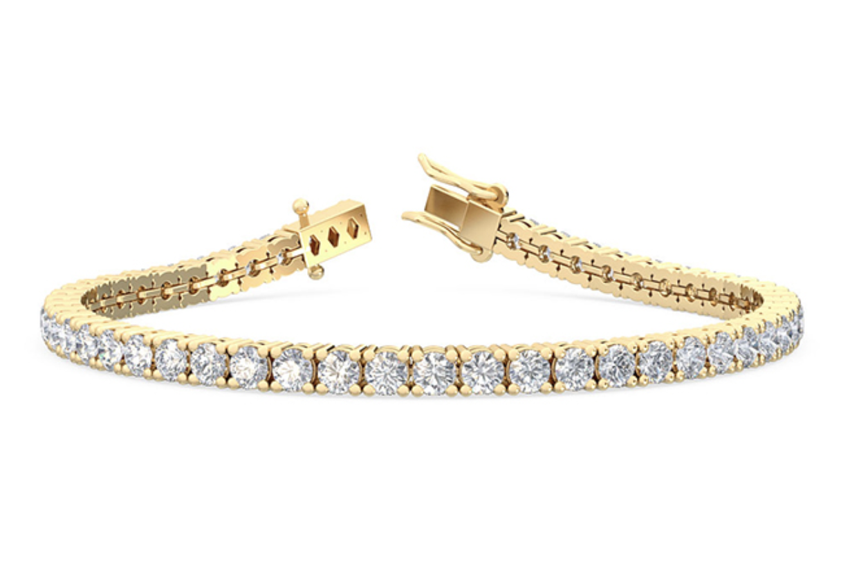 4MM BRILLIANT ROUND TENNIS BRACELET