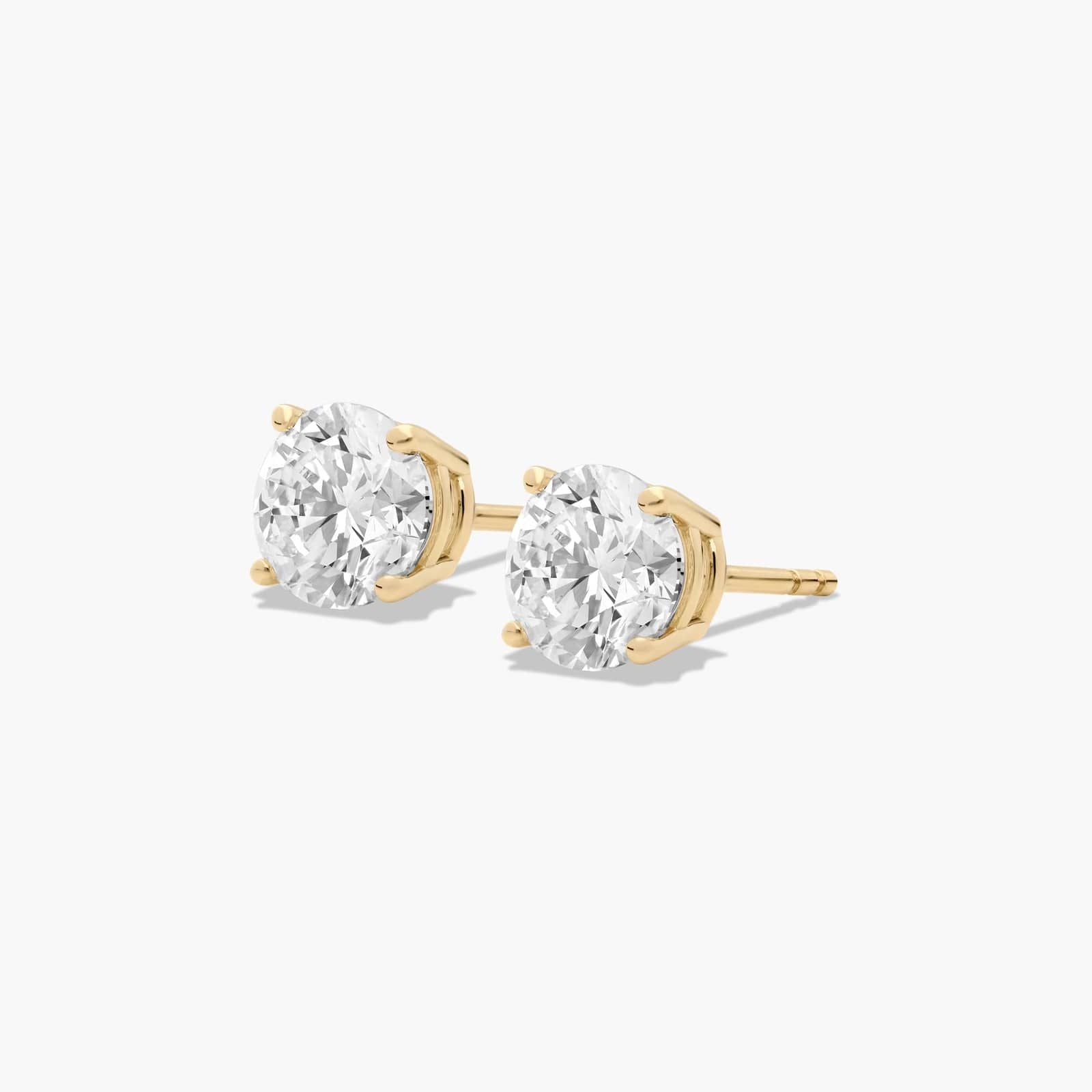 4 PRONG STUDS / 2CT