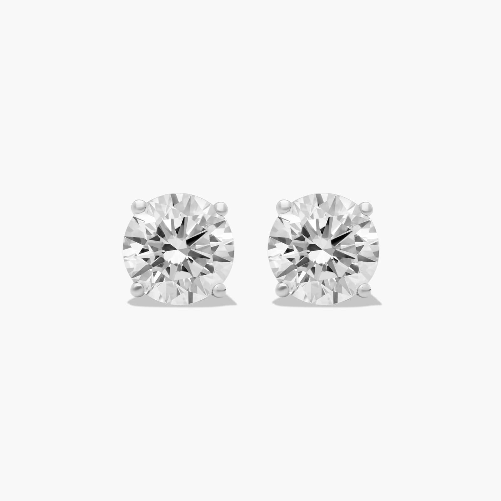 4 PRONG STUDS /3.5CT