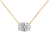 5CT SOLITAIRE OVAL NECKLACE