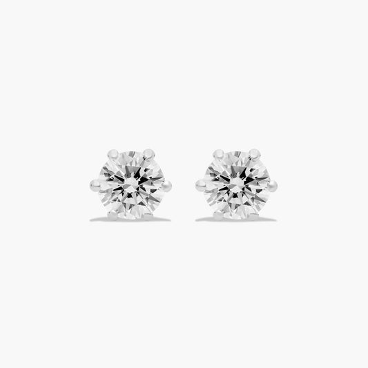 6 PRONG STUDS (0.5 CT)