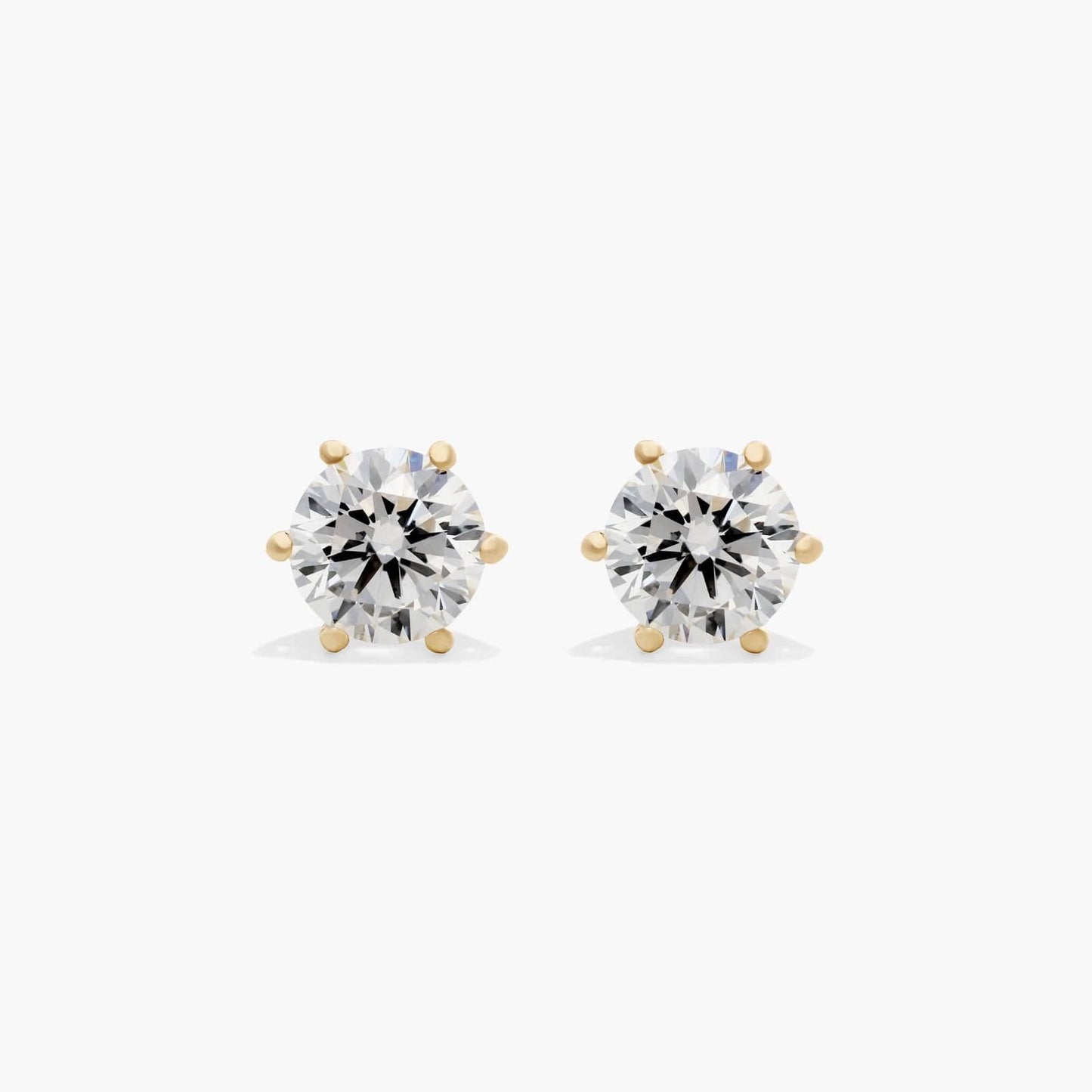 6 PRONG STUDS (0.5 CT)