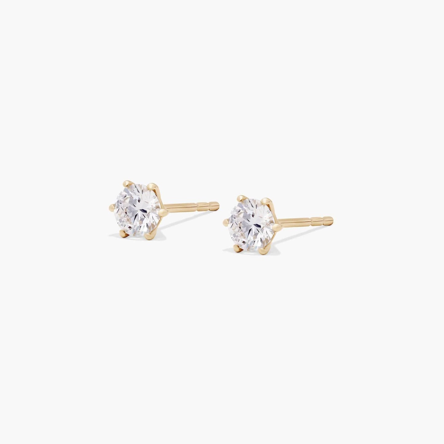 6 PRONG STUDS (0.5 CT)