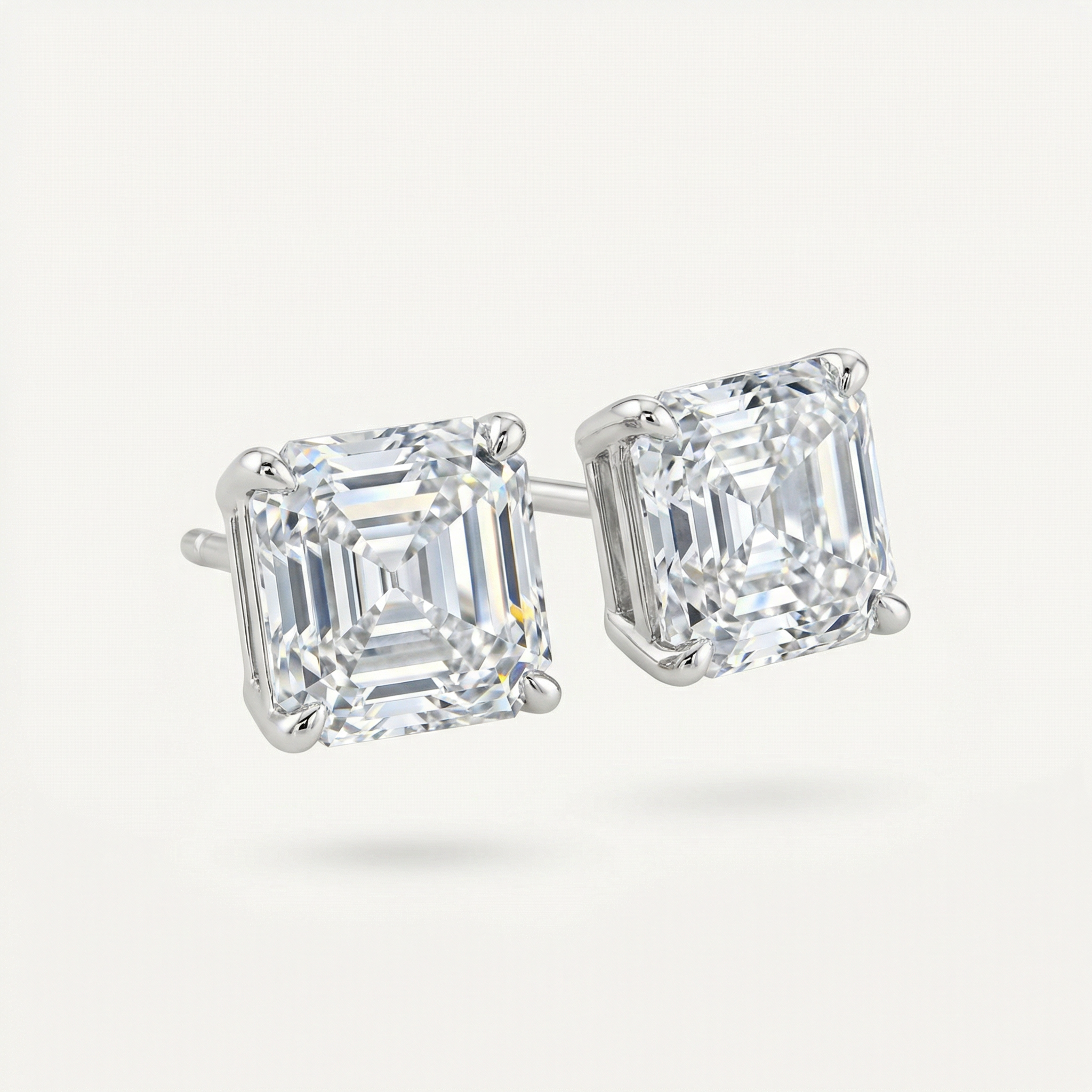 6CT ROYAL ASSCHER STUD EARRINGS