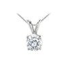 6CT  SOLITAIRE ROUND PENDANT