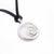 CONTEMPORARY DOUBLE CIRCLE WITH ROUND BRILLIANT PENDANT