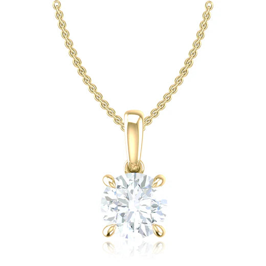 3CT SOLITAIRE BRILLIANT CUT PENDANT