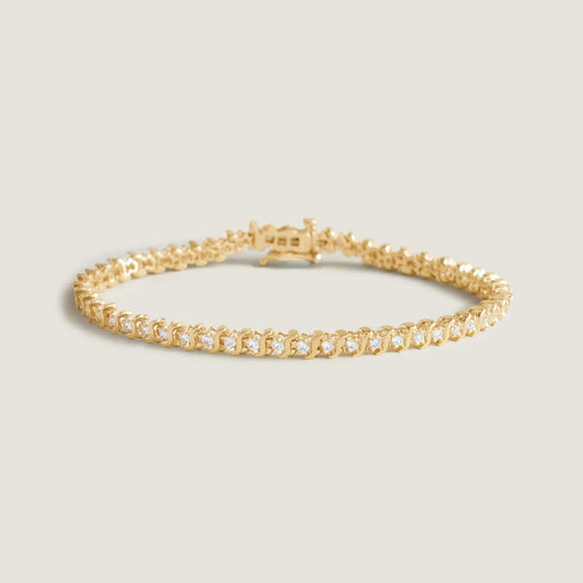 S-LINK  BRILLIANT TENNIS BRACELET - GOLD