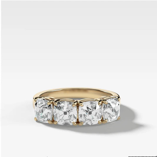 4 STONE ROUND RING