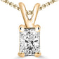 11.5CT RADIANT CUT SOLITAIRE PENDANT