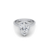 2CT PEAR-PAVE ENGAGEMENT RING