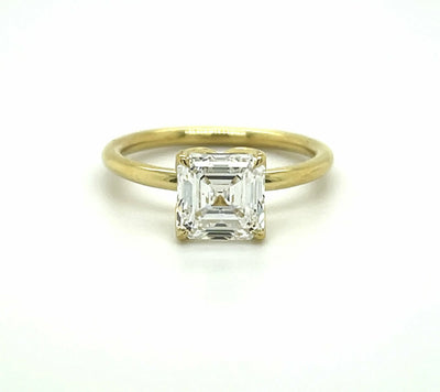 ASSCHER CUT SOLITAIRE RING