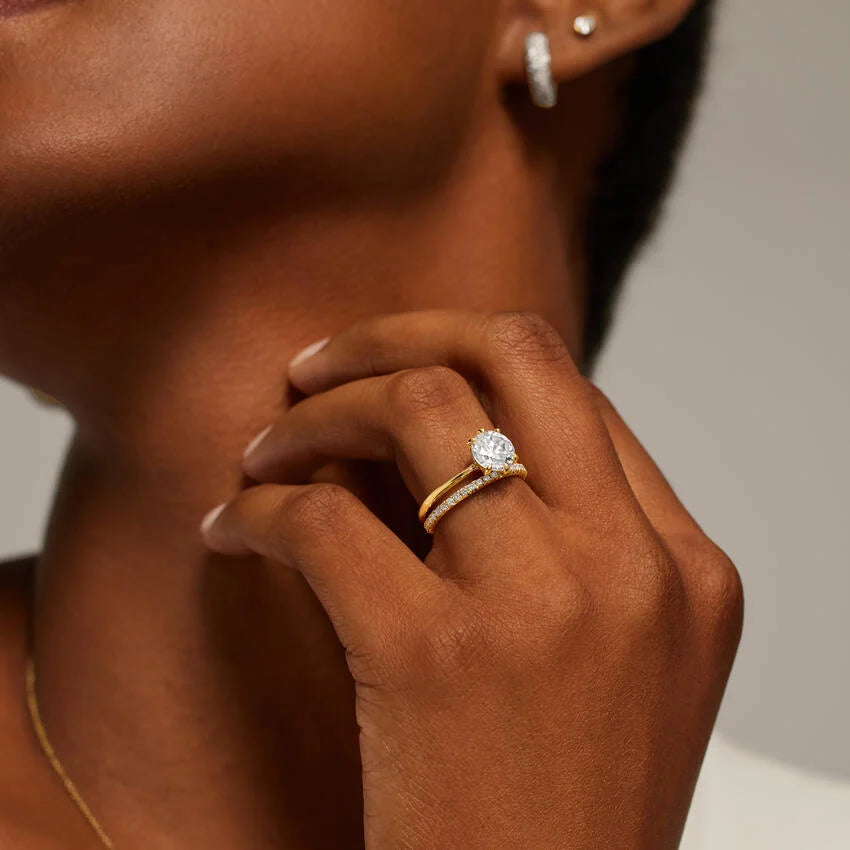 Fatima Moissanite Ring｜1ct
