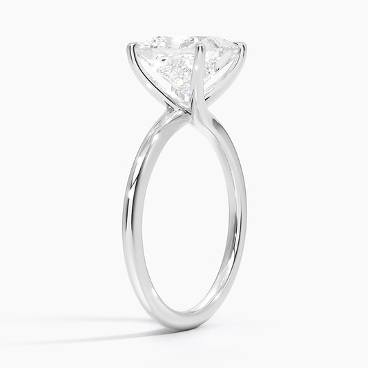 PRINCESS CUT SOLITAIRE RING