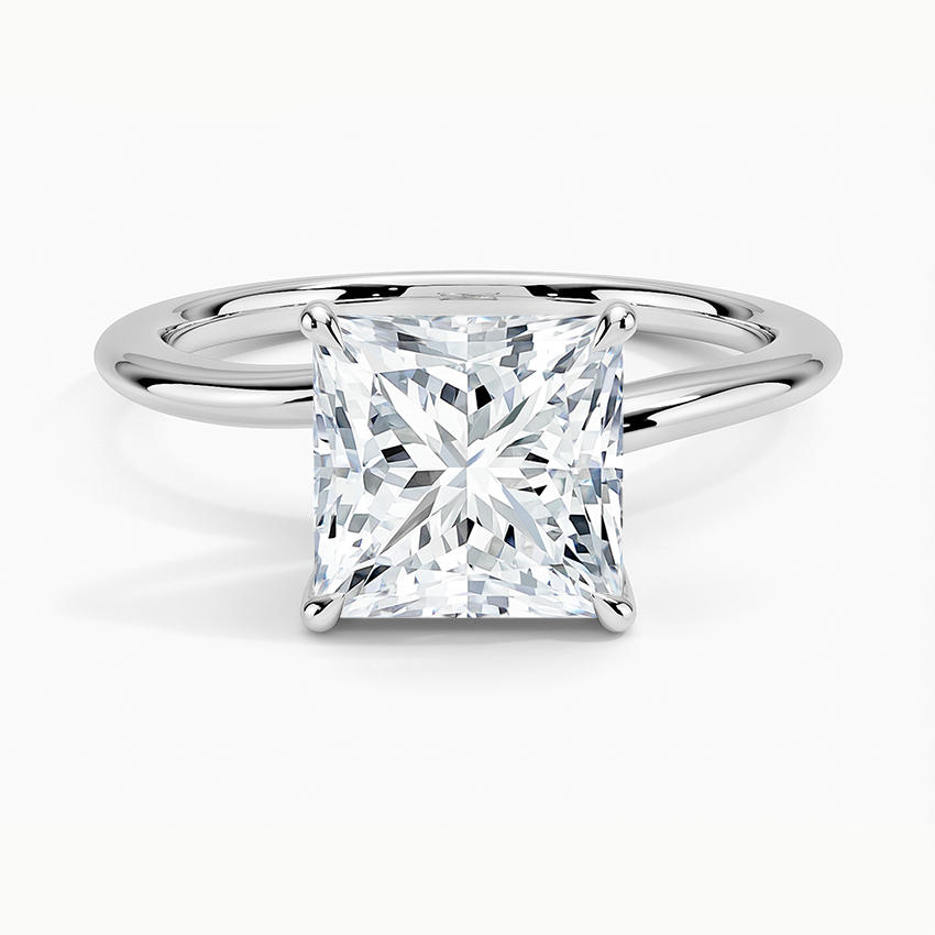PRINCESS CUT SOLITAIRE RING