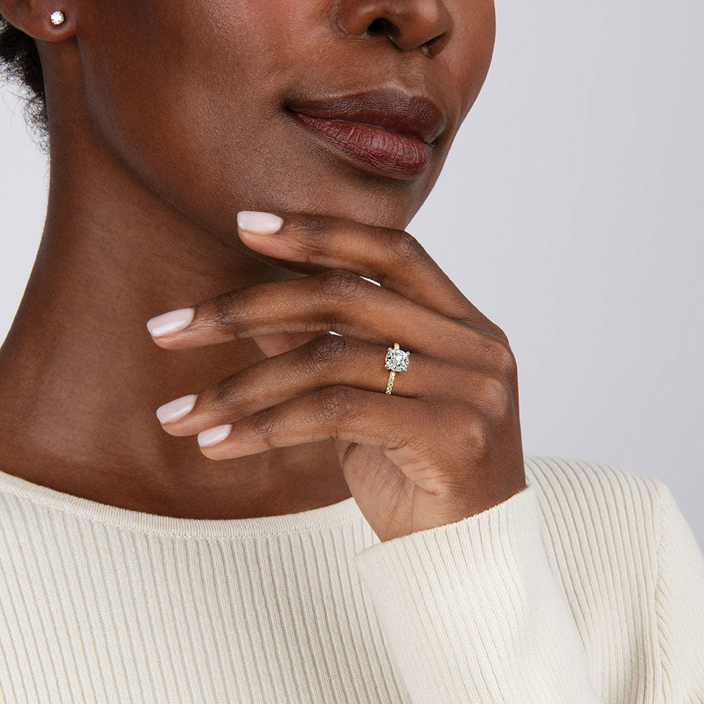 Zain Moissanite Ring｜5.8tcw