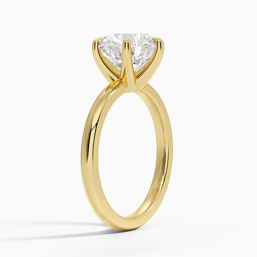 SOLITAIRE ROUND  ENGAGEMENT RING