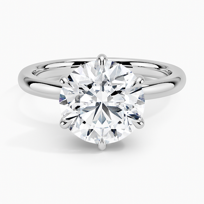 SOLITAIRE ROUND  ENGAGEMENT RING