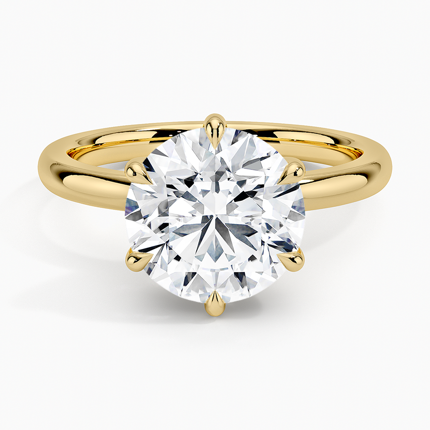 SOLITAIRE ROUND  ENGAGEMENT RING