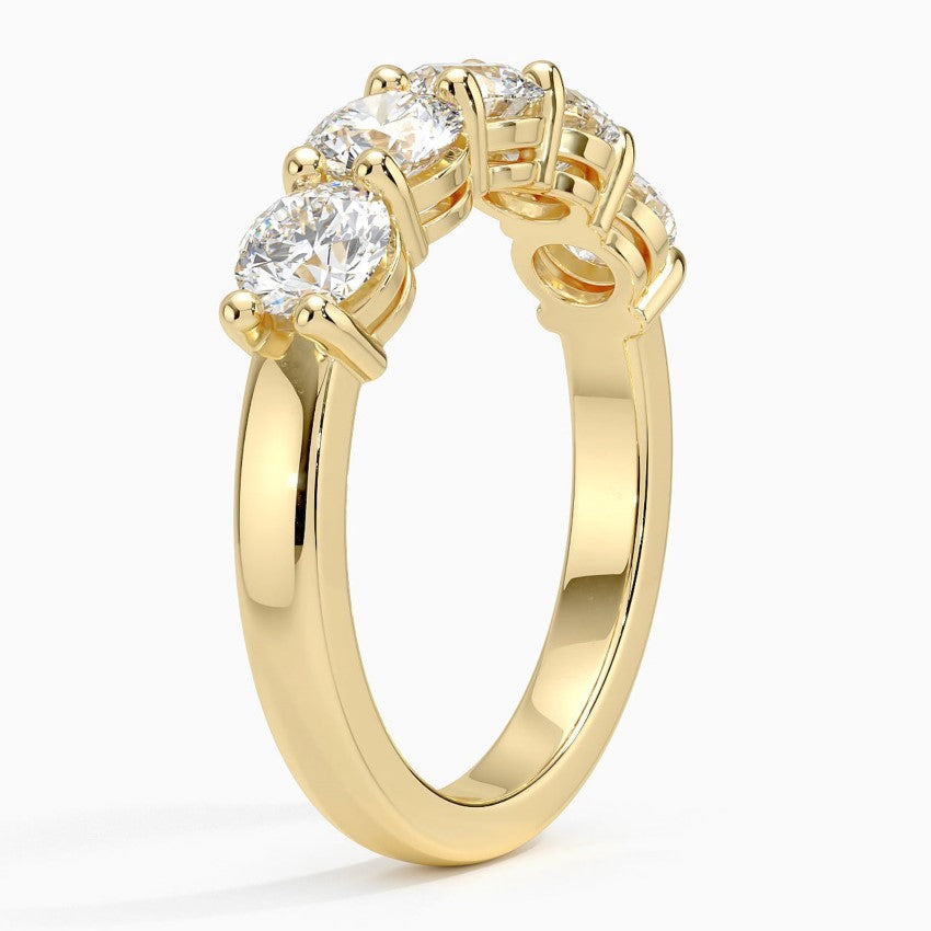 5 STONE BRILLIANT CUT RING