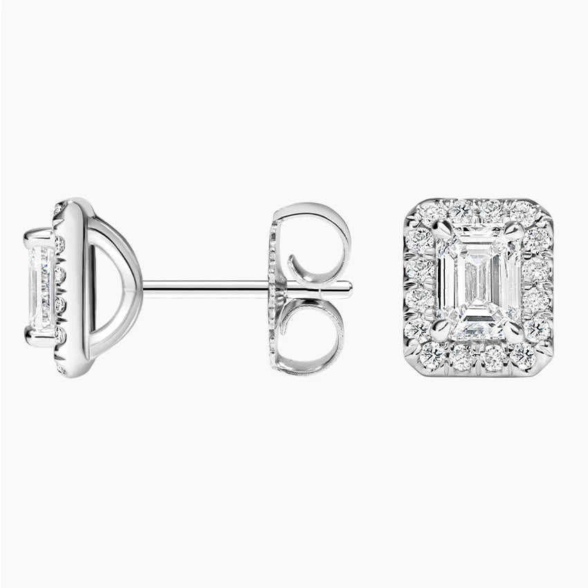 Noor Moissanite Earrings｜1ct