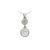 DROP ROUND BRILLIANT BEZEL SET PENDANT