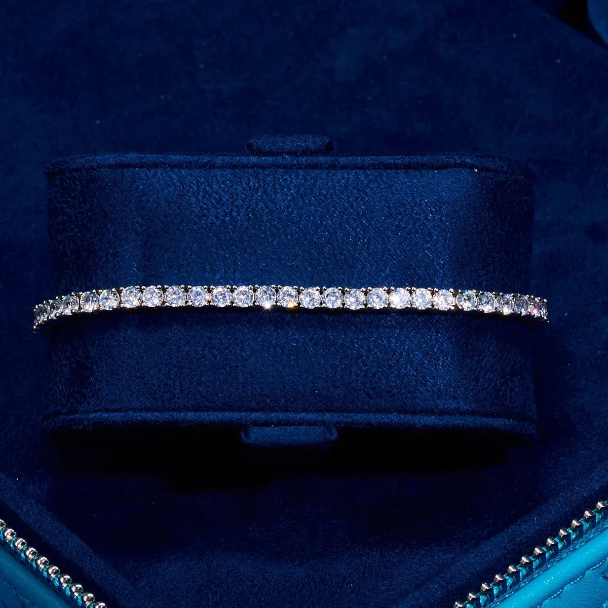 MEN'S 3MM TENNIS BRACELET - SILVER