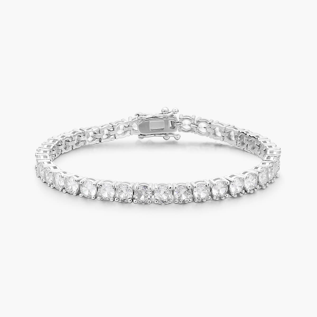 4MM MOISANNITE TENNIS BRACELET - D COLOR - VVS1