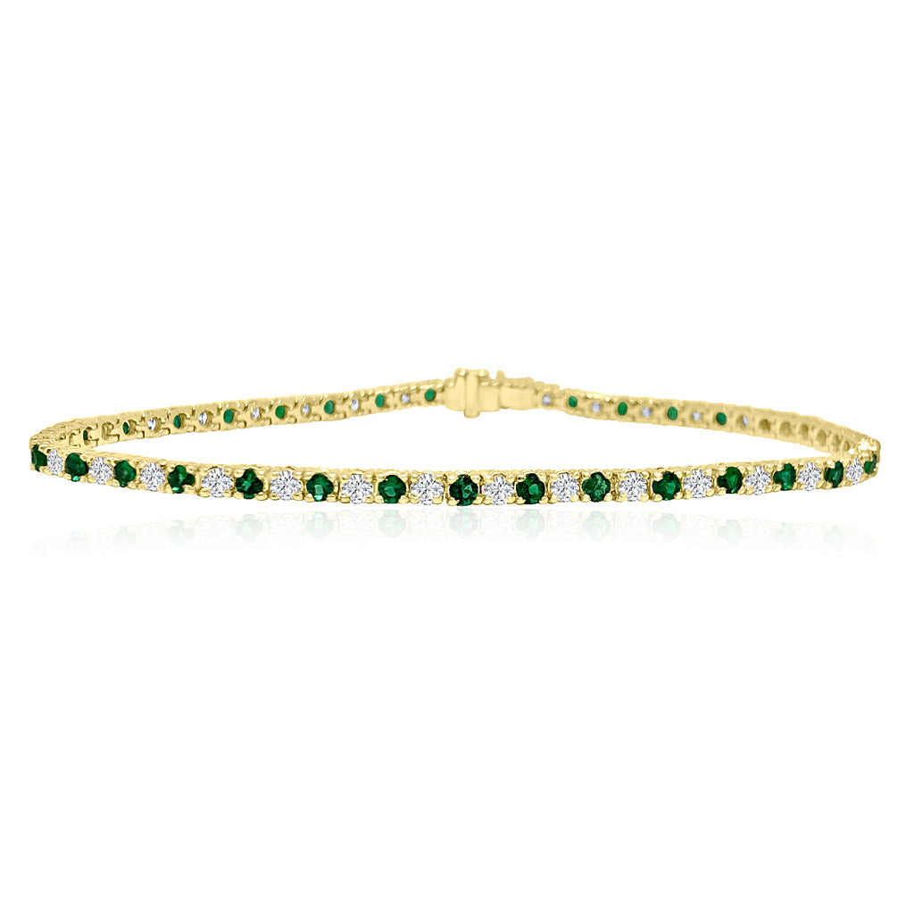 4MM BRILLIANT ROUND TENNIS BRACELET
