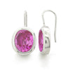 4CT BEZEL DROP EARRINGS