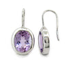 4CT BEZEL DROP EARRINGS