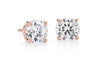 1CT SOITAIRE ROUND STUD EARRINGS