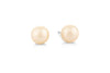 ELEGANT WHITE PEARL STUDS