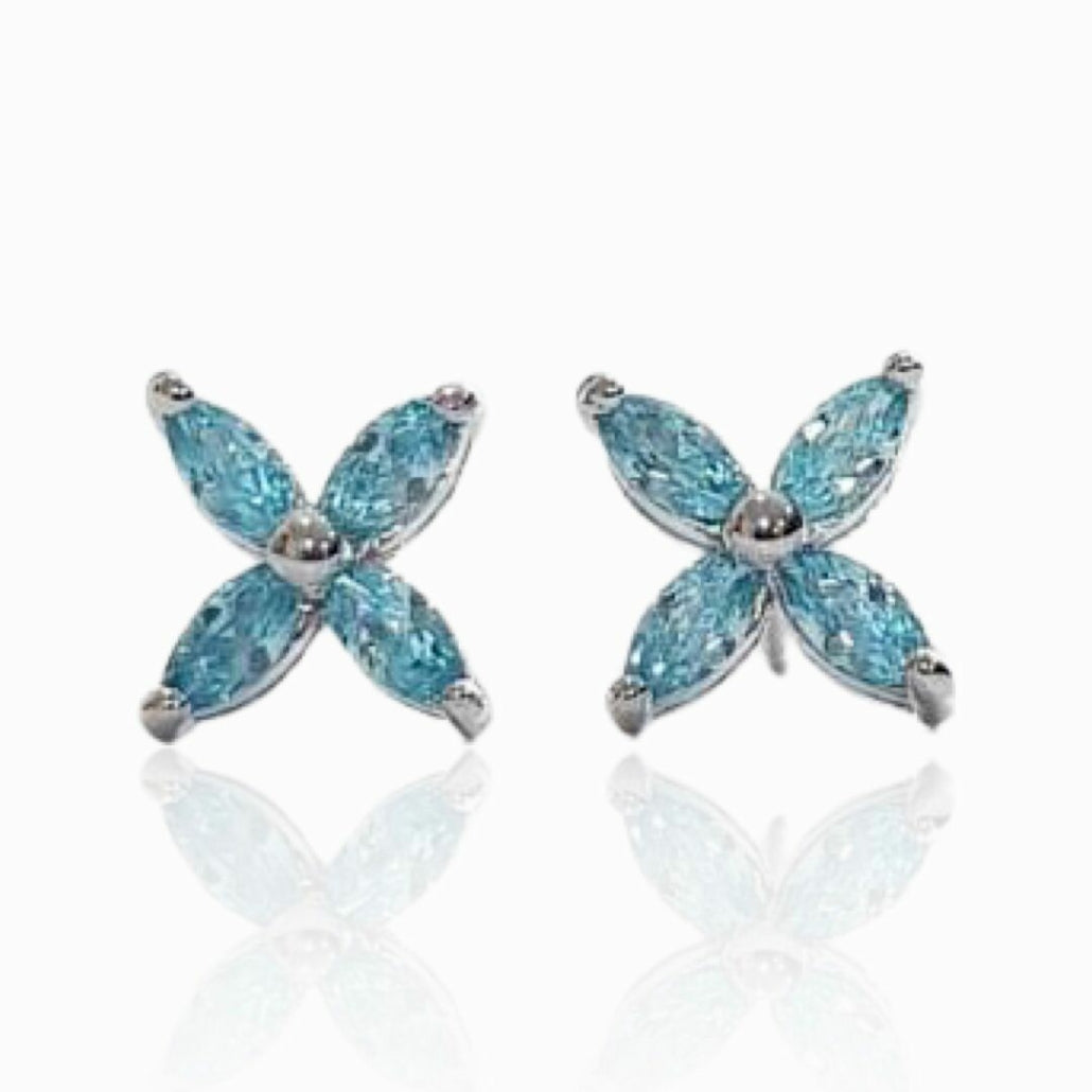 MARQUISE FLOWER STUDS