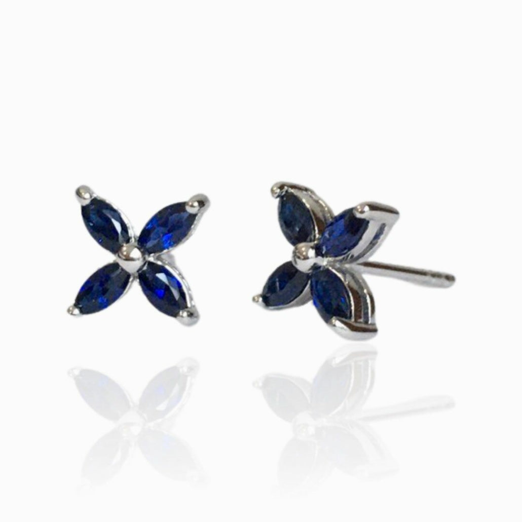 MARQUISE FLOWER STUDS